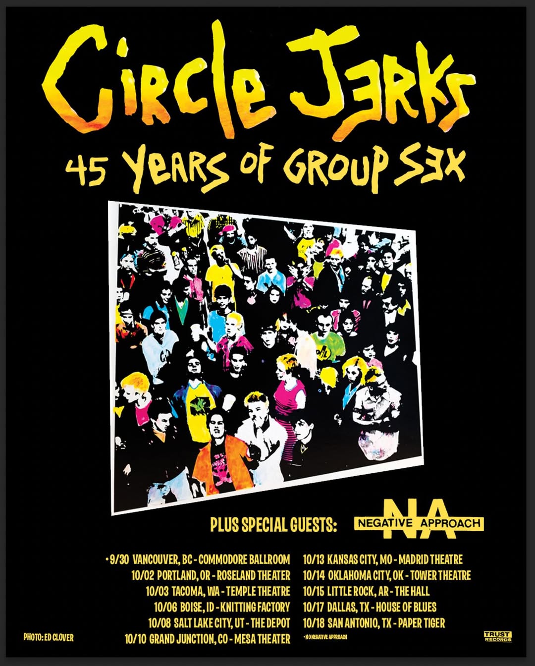 Negative Approach Tour Poster